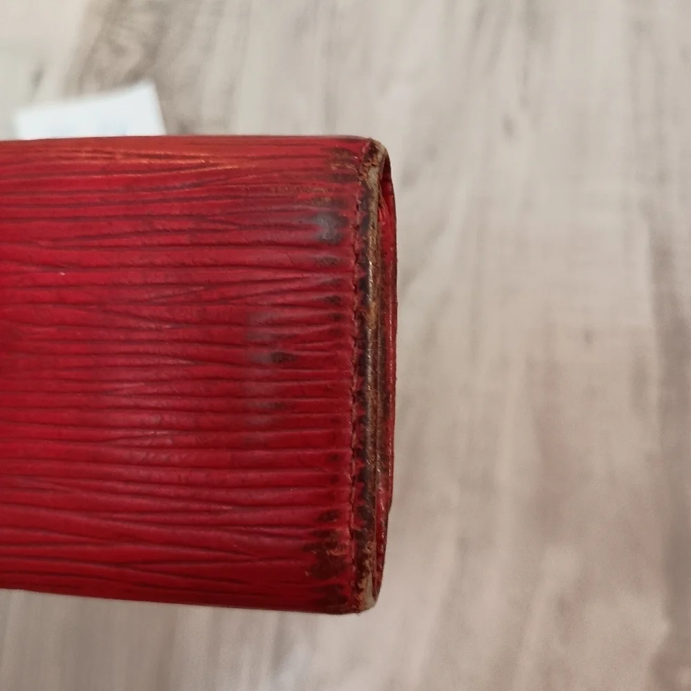 Louis Vuitton Red Epi Key Holder